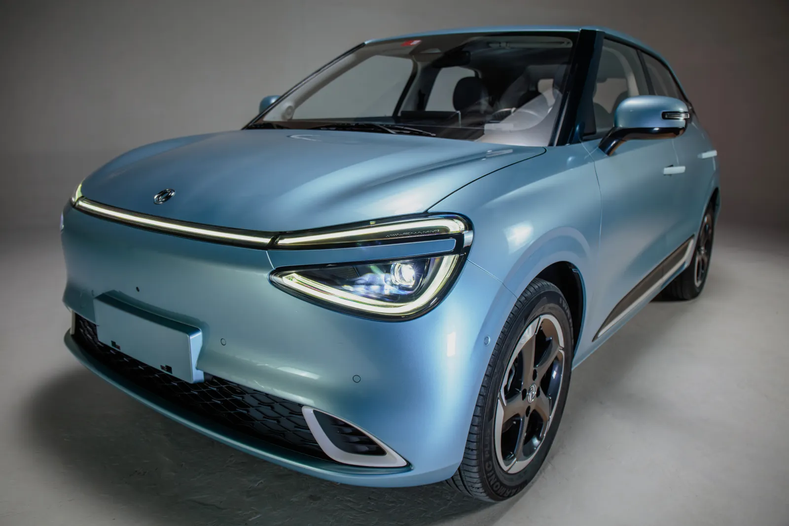 BOX 01 EV front three-quarter studio view