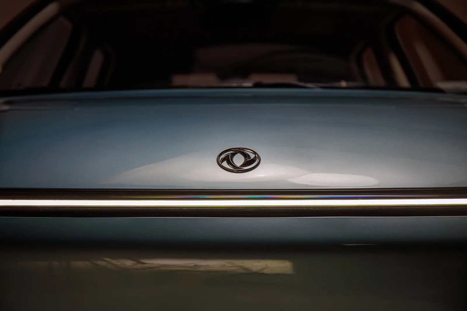 BOX 01 EV hood and emblem detail